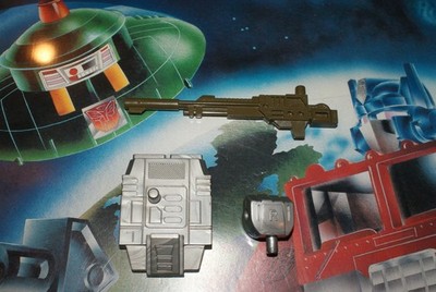 Transformers G1 Onslaught Parts Accessories Fist Stand Foot Rifle Gun