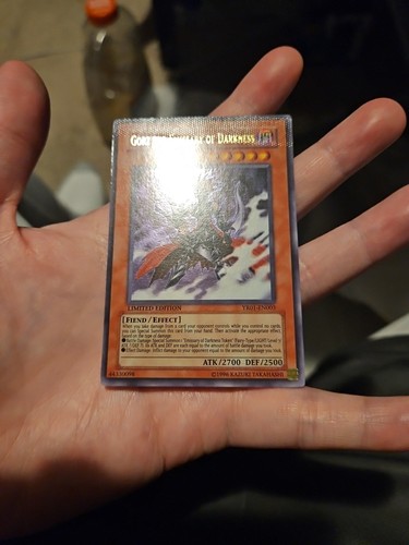 misprint crimped Yugioh Gorz the Emissary of Darkness YR01-EN003 Ultra Rare - Picture 5 of 17
