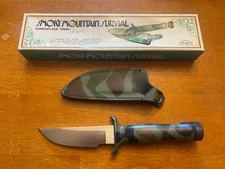 PARKER JAPAN K-363 C Survival Knife COMBAT KNIFE SHEATH VINTAGE KNIVES Camo