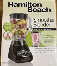Hamilton Beach 50167 Smoothie 10-Speed Blender - Black