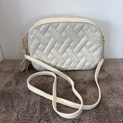 Talbots Vintage Beige Shoulder Strapped Purse