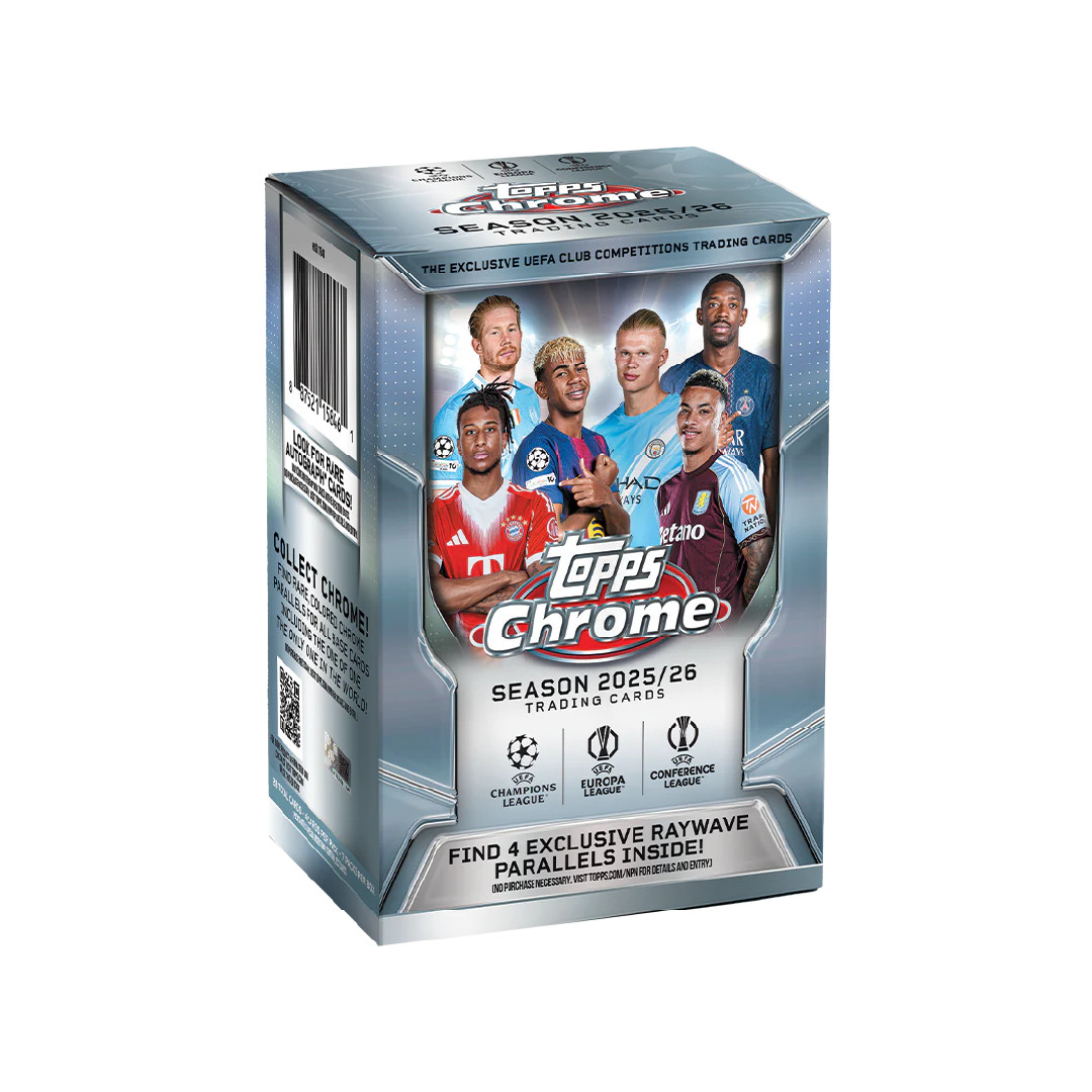 Topps Chrome UEFA Club Competitions 2025/26 Value Box