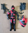 ALLEY VIPER Urban Strike Red Black Major Custom GI Joe Style O-Ring Figure 3.75