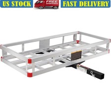 Aluminum Cargo Carrier Trailer Hitch Mount Lightweight Durable Storage Solution