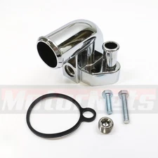 Ford Mustang GT SVT Cobra 5.0L Water Neck Thermostat Housing 79-95 SBF V8 Chrome