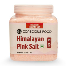 Himalayan Pink Rock Salt, Fine Grain, 35.27 Oz - Unrefined  Mineral-Rich, Chemi