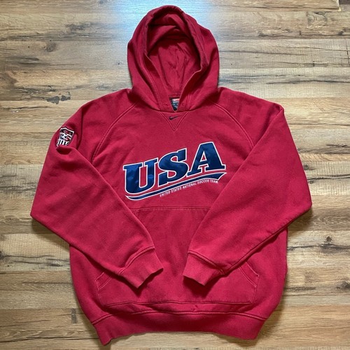 90s Nike Team USA Center Swoosh United States National Soccer Team hoodie