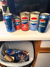 Pepsi-Cola Vintage Can Lot 1988-1993 incl. 75th Anniversary Can
