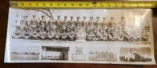 Panoramic Picture Photo Of Lackland Air Force Base Troops San Antonio Texas WW2?
