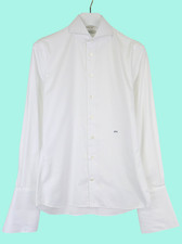 Suitsupply Traveller Formal Shirt Mens 39 White Extra Slim Collared Dress
