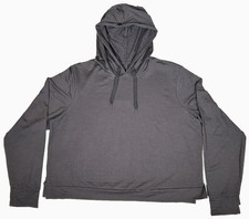 All In Motion Women's Soft Stretch Waist Length Black Hoodie size 2XL New