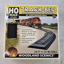 Woodland Scenics HO Scale Track-Bed 24' Continuous Roll ST1474