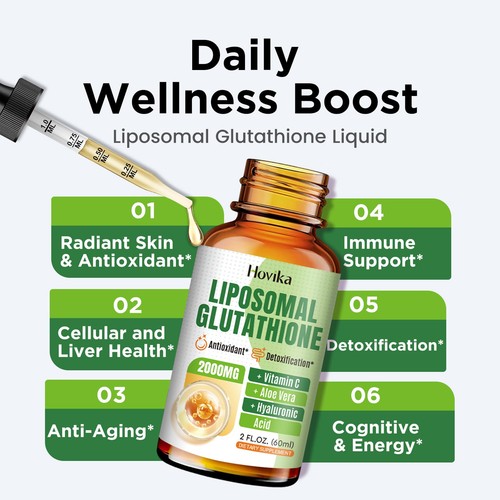 Liposomal Glutathione 2000mg, Liquid Glutathione Drops with , Master Antioxid... - Picture 4 of 7