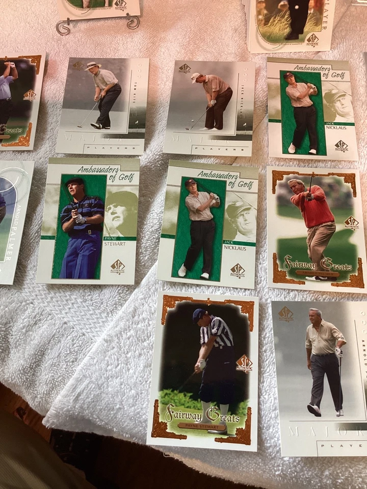 2001 SP 正品高尔夫卡套装 78 张卡 Nicklaus、Palmer、Stewart、Kite Plus — 第 4/4 张图片