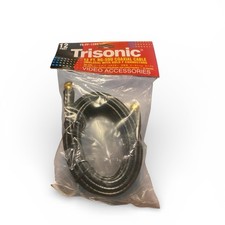 BLACK TRISONIC 12 FT RG-59U COAXIAL CABLE ,TS-FF-12BK