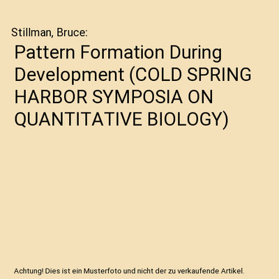 Pattern Formation During Development 