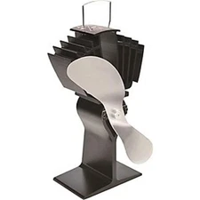 Caframo 3586393 812AMKBX Black Fan Eco Stove with Nickel Blade