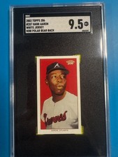 2002 Topps 206 Hank Aaron SGC 9.5 Piedmont Red White Jersey #287 HOF POP 1