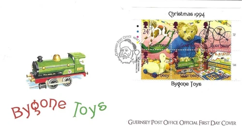 Guernsey Comm/FDC - Bygone Toys  - 1994 (GU209)