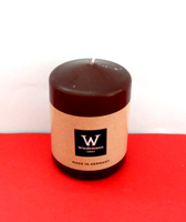 16 StüCk Wiedemann Kerzen Stumpenkerzen Kastanie 80 X 58 Mm (H X Ø) Ral