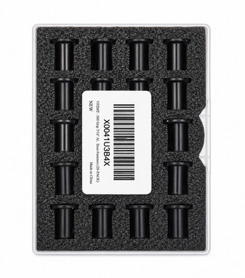 VPZMT .500 Grip 7/16'' Aluminum Dzus Quarter Turn Fasteners 20-Pack Black New