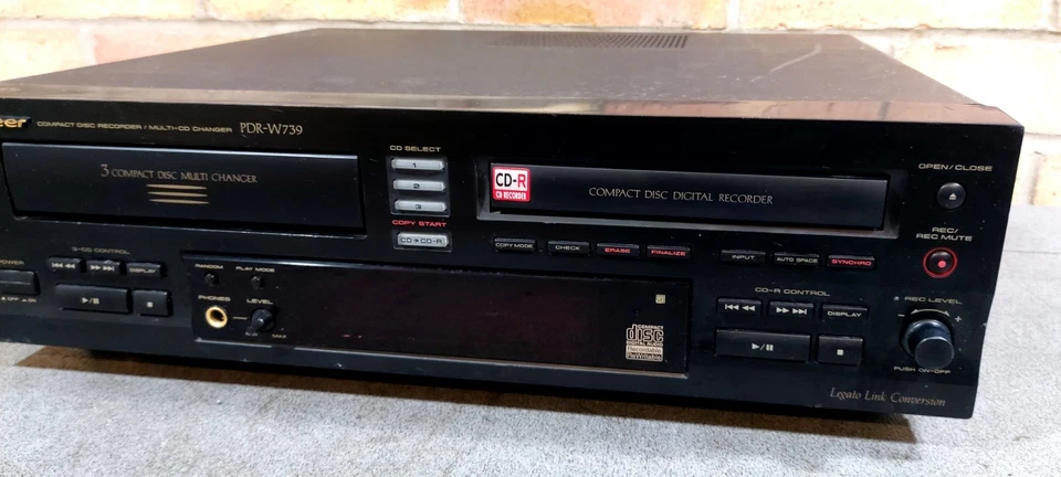 RARE Pioneer PDR-W739 CD Recorder & 3-CD Changer Hifi Separate Faulty - Image 3 of 4