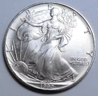 1992 American Silver Eagle $1.00 Dollar 1 Oz 999 Silver Coin. No Reserve $ .