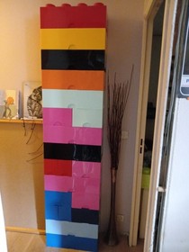 Lego 10696 Classic Brick Storage Box 4 Tenons 25x25x18cm Various Colors