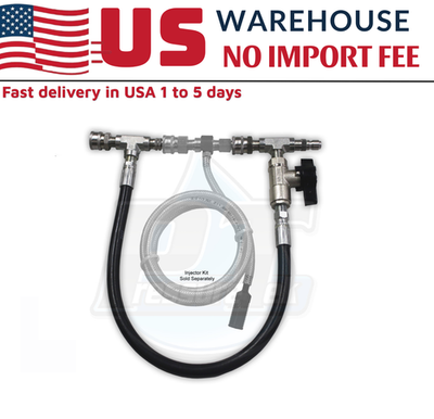 #ad #ad Pressure Washer Injector Bypass Kit 3 8 FPT 4000 PSI Whip Line QC Set $99.00