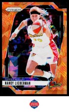 2024 Panini Prizm WNBA #139 Nancy Lieberman Ice Orange Prizms