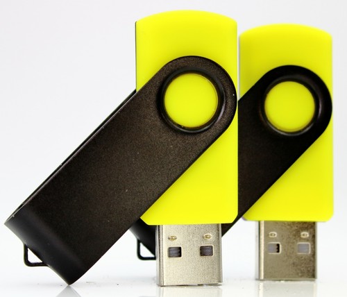 UNIREX Gelb USB STICK SWIVEL GELB 1GB bis 128GB und 4 Bügelfarben wählbar. - Bild 10 von 12