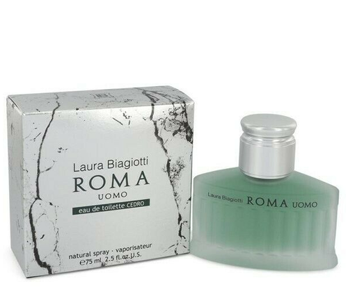 LAURA BIAGIOTTI ROMA UOMO CEDRO Eau De Toilette SPRAY FOR MEN 2.5 Oz / 75  ml NEW 8011530001933 | eBay