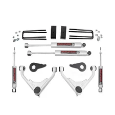 Rough Country Front Rear 3" N3 Suspension Lift Kits for Silverado Sierra 2500 HD