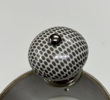 Image of Vintage Door Knobs Ceramic Cupboard Cabinet Drawer Pull Handles Shabby chic 40mm