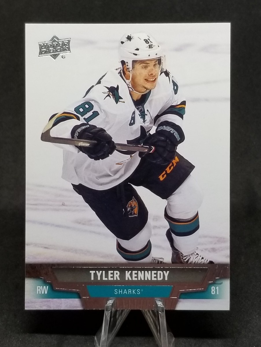Tyler Kennedy San Jose Sharks Hockey 2013 2014 Upper Deck 81 Right