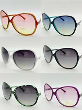 NEW Womens Large Square Wrap Sunglasses Designer Fashion Shades Celebrity  476 