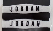 Nike Jordan Bicep Bands Adult Dri-Fit Football White/Black