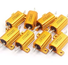 ‌2PCS RX24 10W Aluminium Resistors 0.1 Ohm to 10K Ohm 5% Tolerance‌