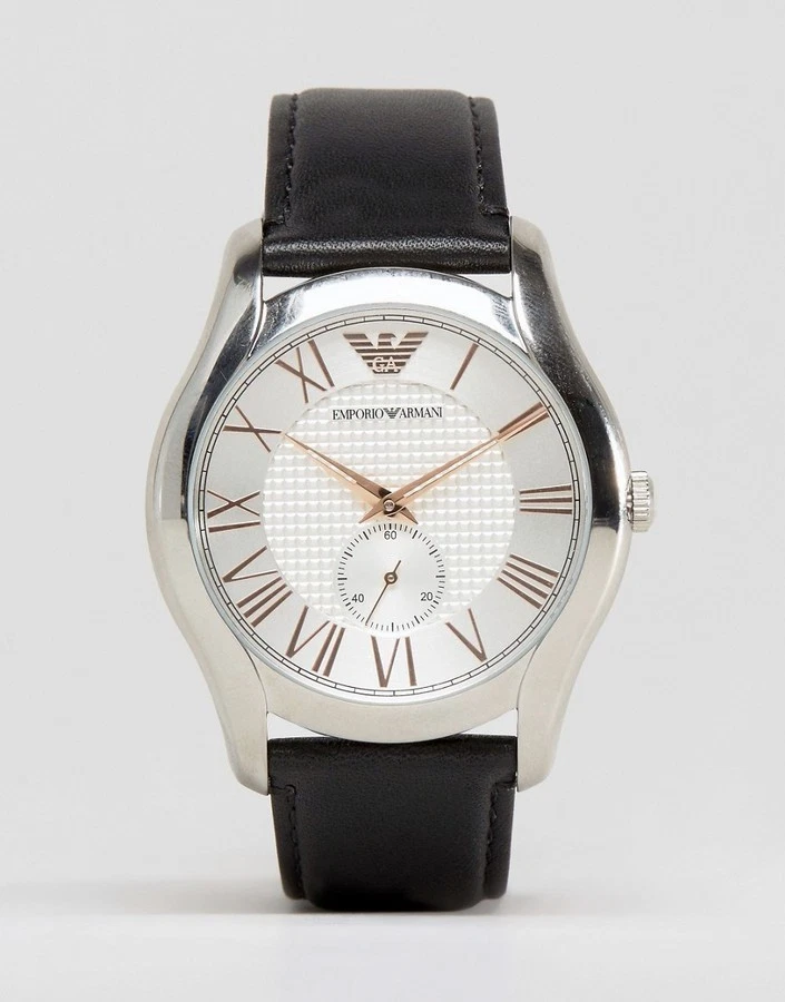 Emporio armani men's dress watch clearance