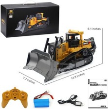 1:16 RC Bulldozer Remote Control Front Loader Tractor Heavy Construction Vehicle