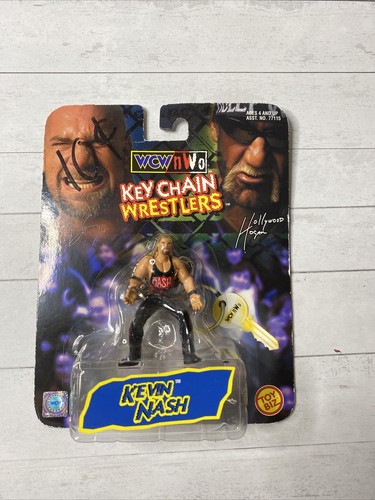Kevin Nash WCW NWO Schlüsselanhänger Wrestler Neu Toy Boz 1998 Neu Schrift auf Verpackung