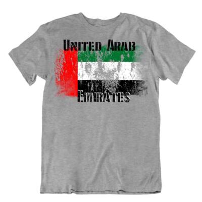 Vereinigte Arabische Emirate Flagge Tee Souvenir Reise Bluse Mode United flag Tshirt