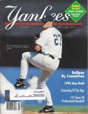 Bob Wickman Cover Yankee Magazine July 19,1994 With Randy Velarde Poster