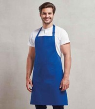 Image of Premier 'Colours' Bib Apron with Pocket PR154