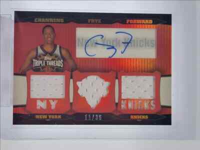 CHANNING FRYE 2006-07 TOPPS TRIPLE THREADS GAME USED PATCH