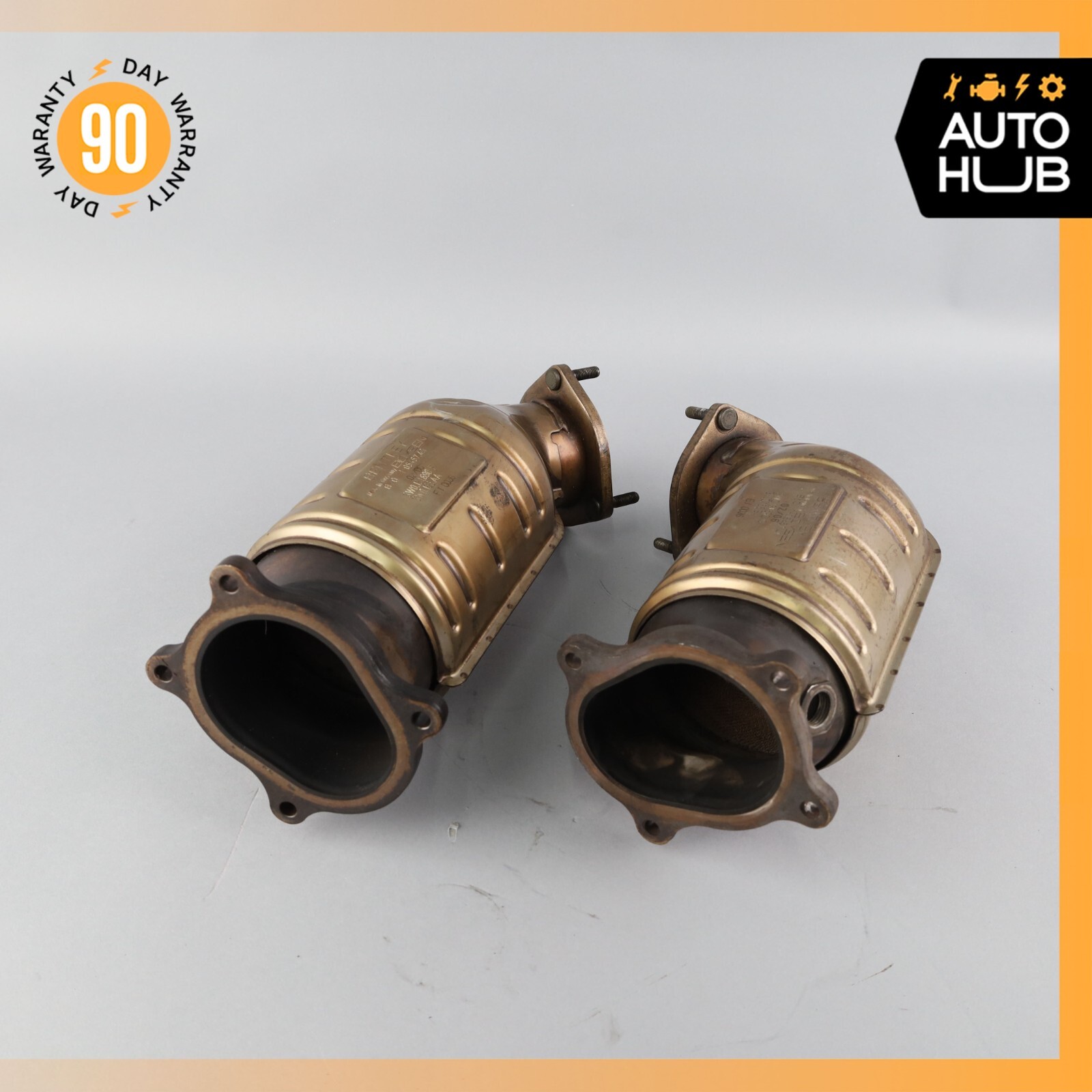 03-06 Bentley Continental Flying Spur Exhaust Downpipe Left & Right Set OEM 67k
