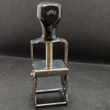 Large Vintage 1982-87 Cosco Eagle Zephyr wood handle hand Stamp six days 6 