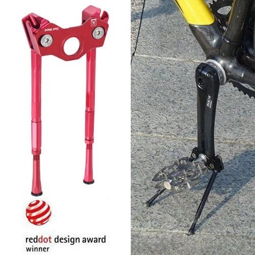 AU Ship~Gearoop Bike CoolStand Aluminum Adjustable Side Stick 33-39mm,Red - Picture 1 of 8