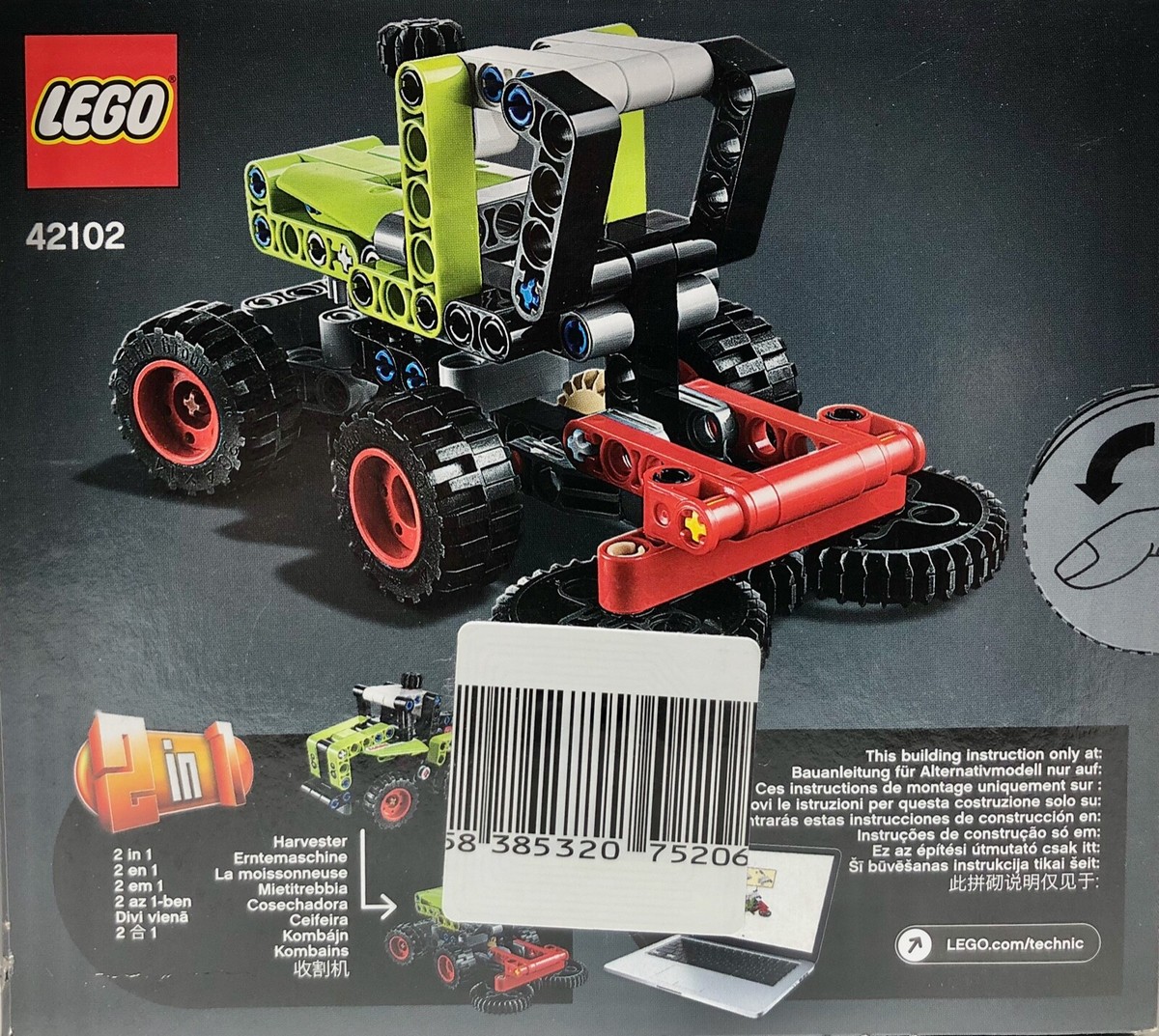 Lego Technic 42102 Mini CLAAS Xerion BNIB UK
