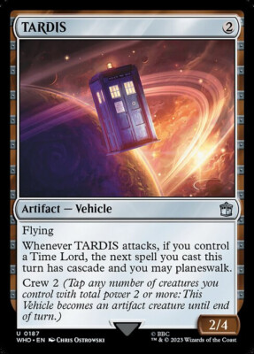NM TARDIS, MTG, Doctor Who, Magic the Gathering, 187